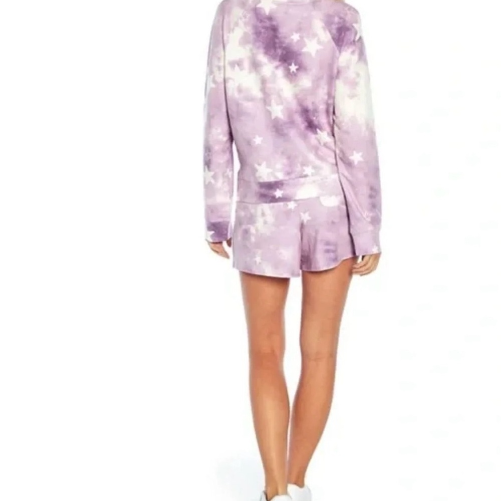 Wildfox Purple and White Tie-Dye and Stars Loungewear - Picture 3 of 11
